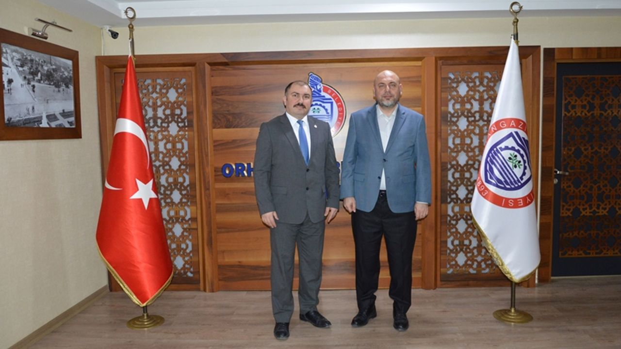 Orhangazi Belediye Başkanı Bekir Aydın'ı ziyaret ettiler