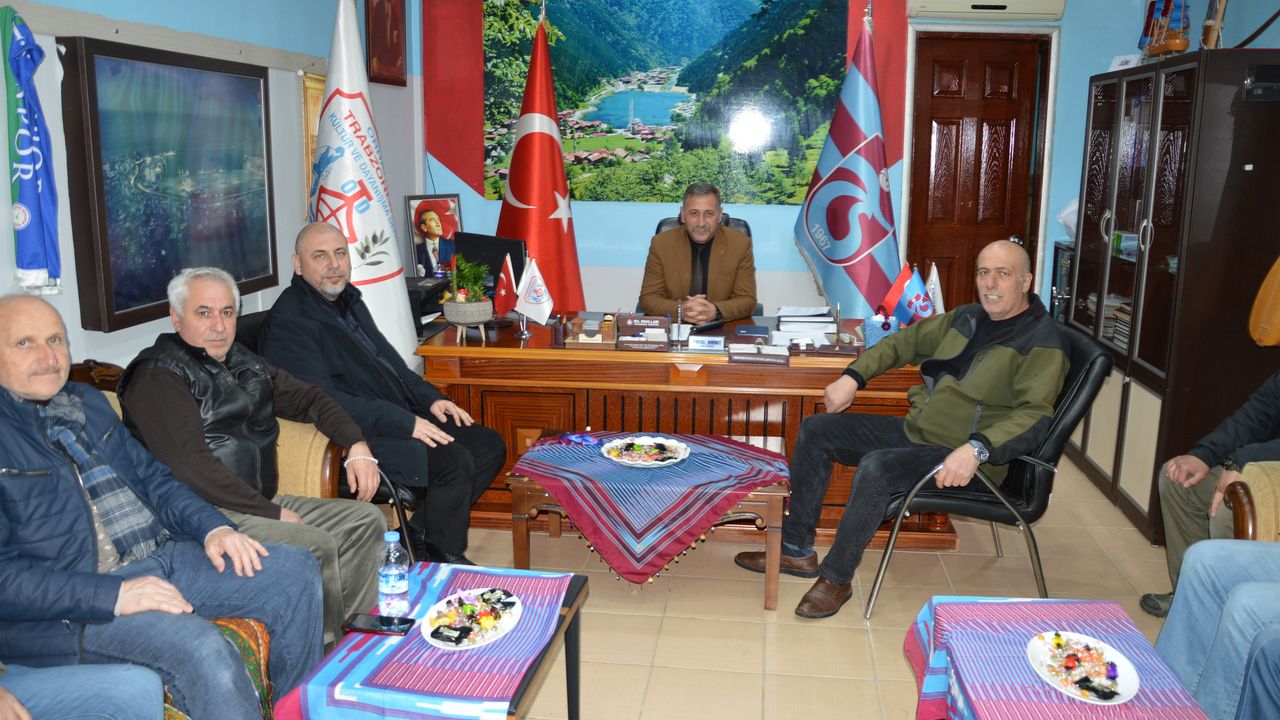 Başkan Aydın'dan Trabzonlular derneğine ziyaret