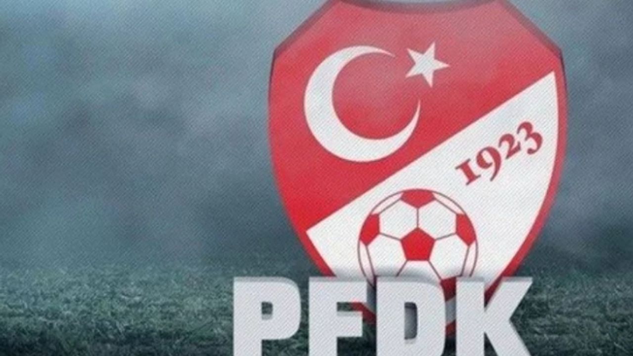 PFDK'dan kulüplere para cezası geldi