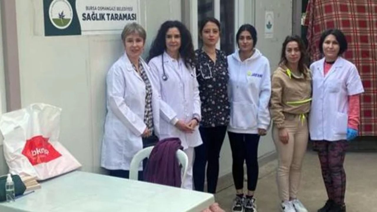 Osmangazi’den afet bölgesinde sağlık taraması