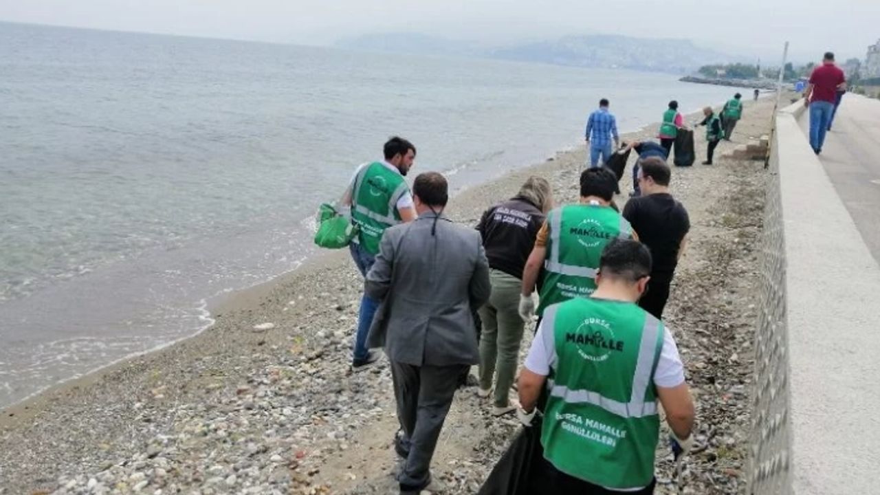 Daha temiz Marmara için Bursa kıyılarından seferberlik başlatıldı