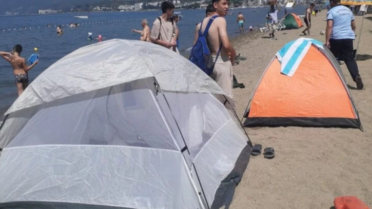 Bursa'da çadır operasyonu