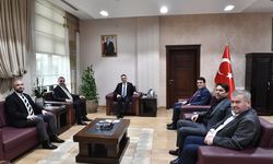 Başkan Dündar Rektör Çağlar’ı ziyaret etti