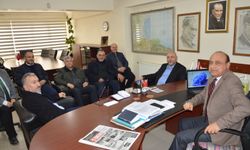 Başkan Aydın Keramet Sulama Birliği Başkanı Mesut Aladağ’ı Ziyaret Etti.