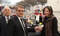 BESOB yönetiminden kadın esnaflara ziyaret