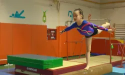 Minik jimnastikçi Elvan'ın hedefi olimpiyat sporcusu olmak