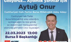 Aytuğ ONUR TBMM 28. Dönem Bursa Milletvekili Aday Adaylığı Basın Daveti