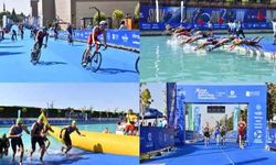 Triatlon şampiyonası nefes kesmeye devam ediyor