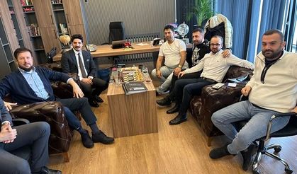 Sırrı Aydın, Kurt Hukuk Bürosu'nu ziyaret etti