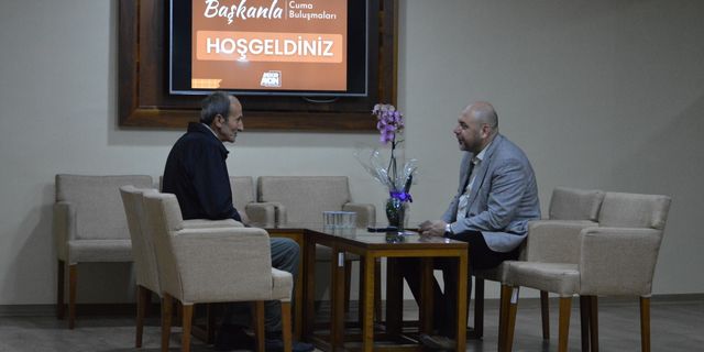 Başkan Aydın vatandaşlarla bir arada