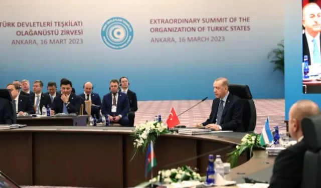Cumhurbaşkanı Erdoğan: ''Türk Devletlerin tek vücut olduğunu en üst düzeyde gösterdik.'' dedi.