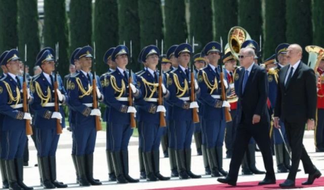 Cumhurbaşkanı Erdoğan Azerbaycan'da