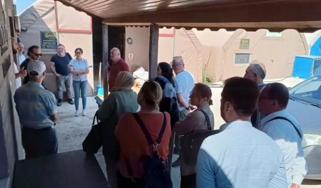 Mantar yetiştiricileri kursiyerlerine teknik gezi