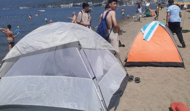 Bursa'da çadır operasyonu
