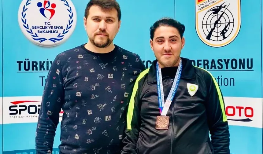 Manisalı sporcu Türkiye 3'üncüsü oldu