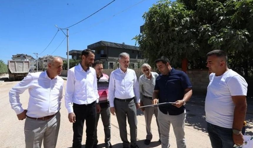 İnegöl Belediyesi'nden asfalt mesaisi